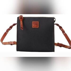 Dooney & Bourke Florentine North South Jamie Crossbody Shoulder - Black Tan NWT